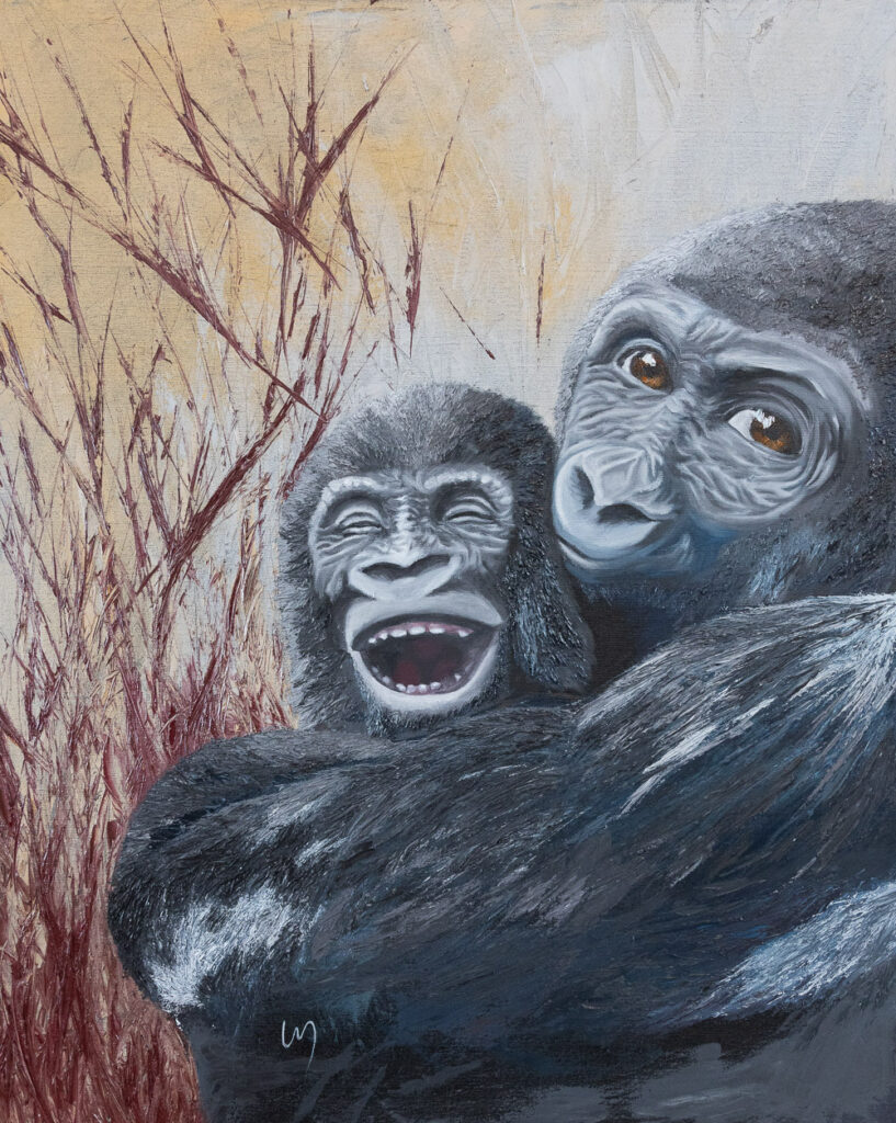 Gorilla with Baby