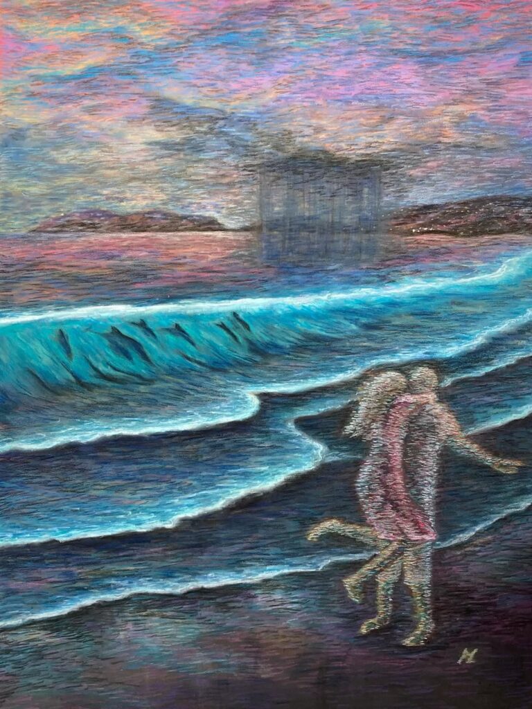 Quiet Beauty of the Moment - luminous seascape