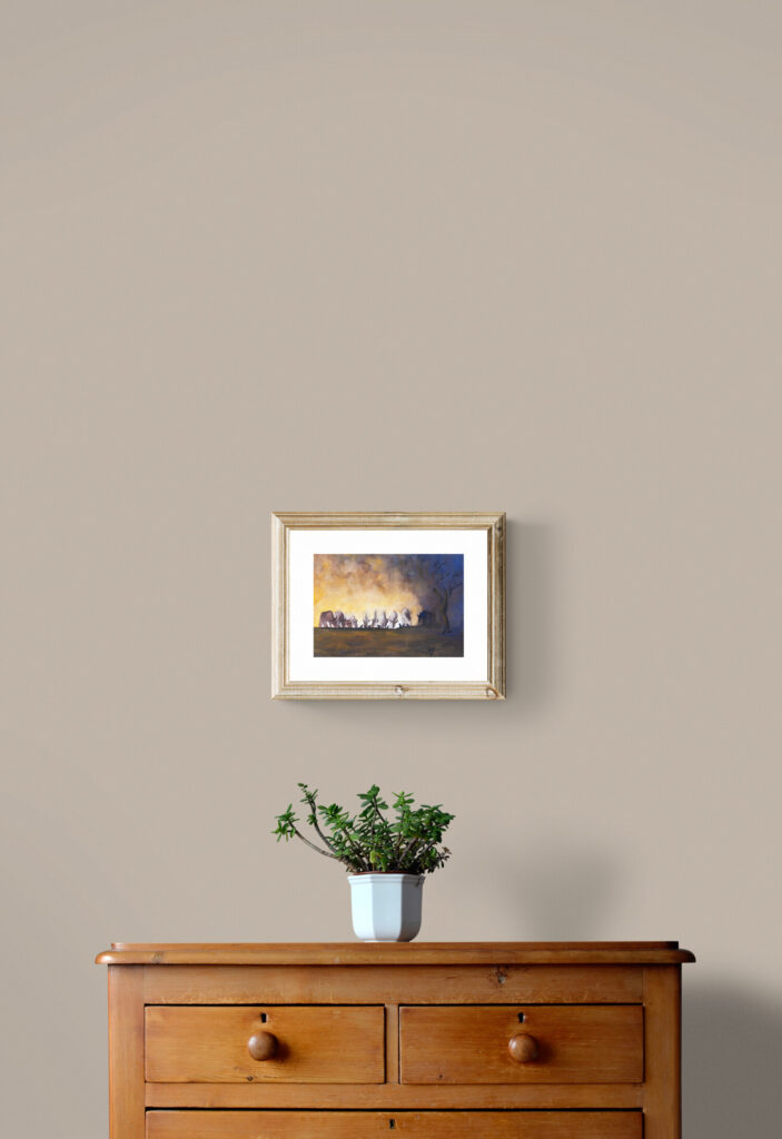 kgalagadi dusk wall art