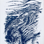 Beneath the Surface - Whale Painting in Oils and Beach Sand