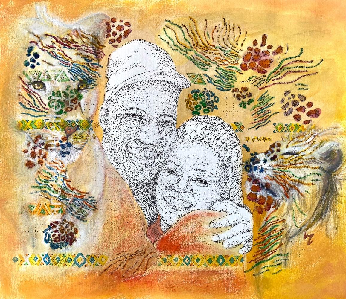 Unity in Wild Harmony - Watercolour on paper