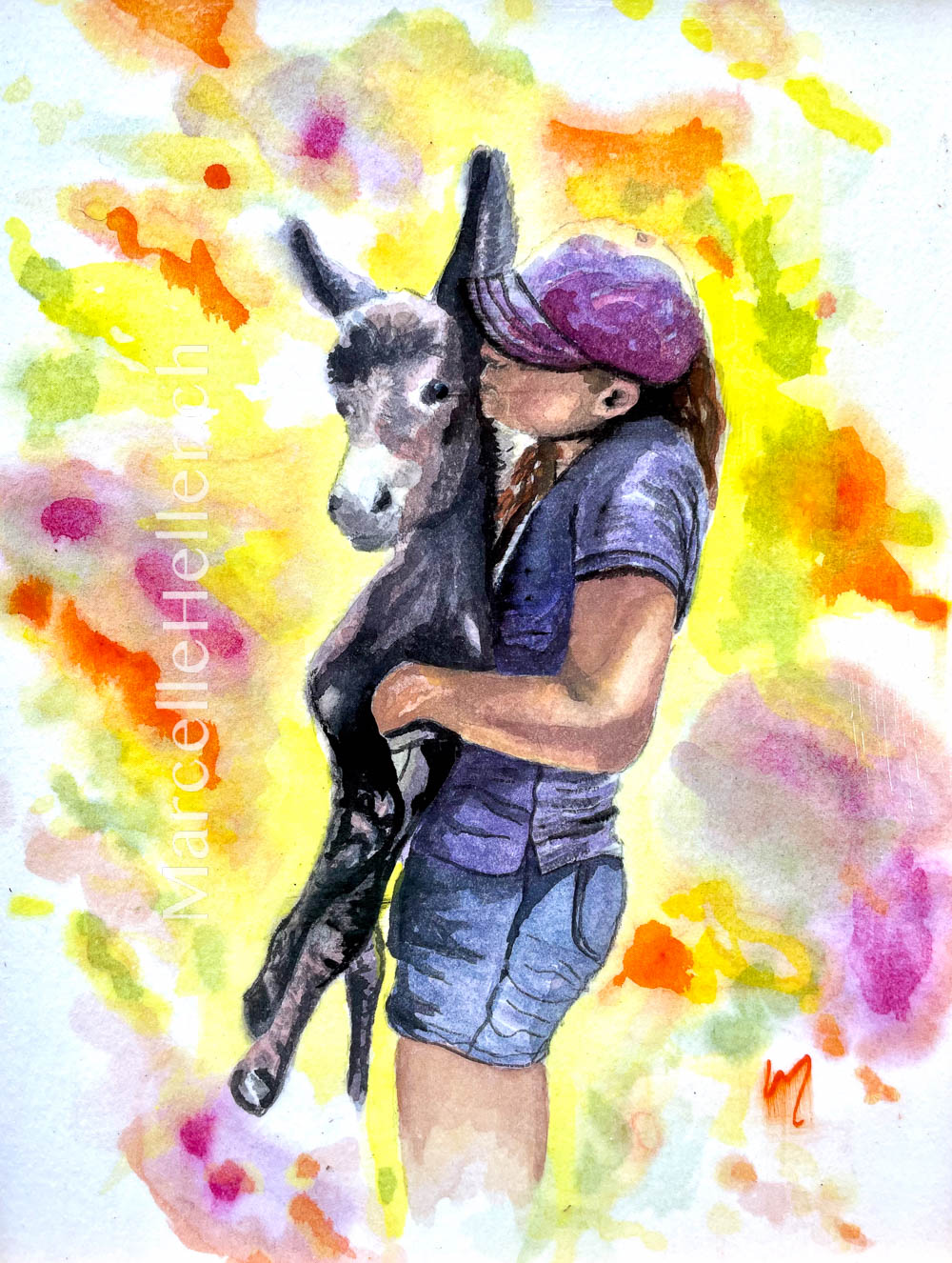 Gentle Bond - Watercolour Painting