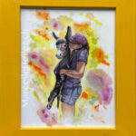 Gentle Bond - watercolour painting