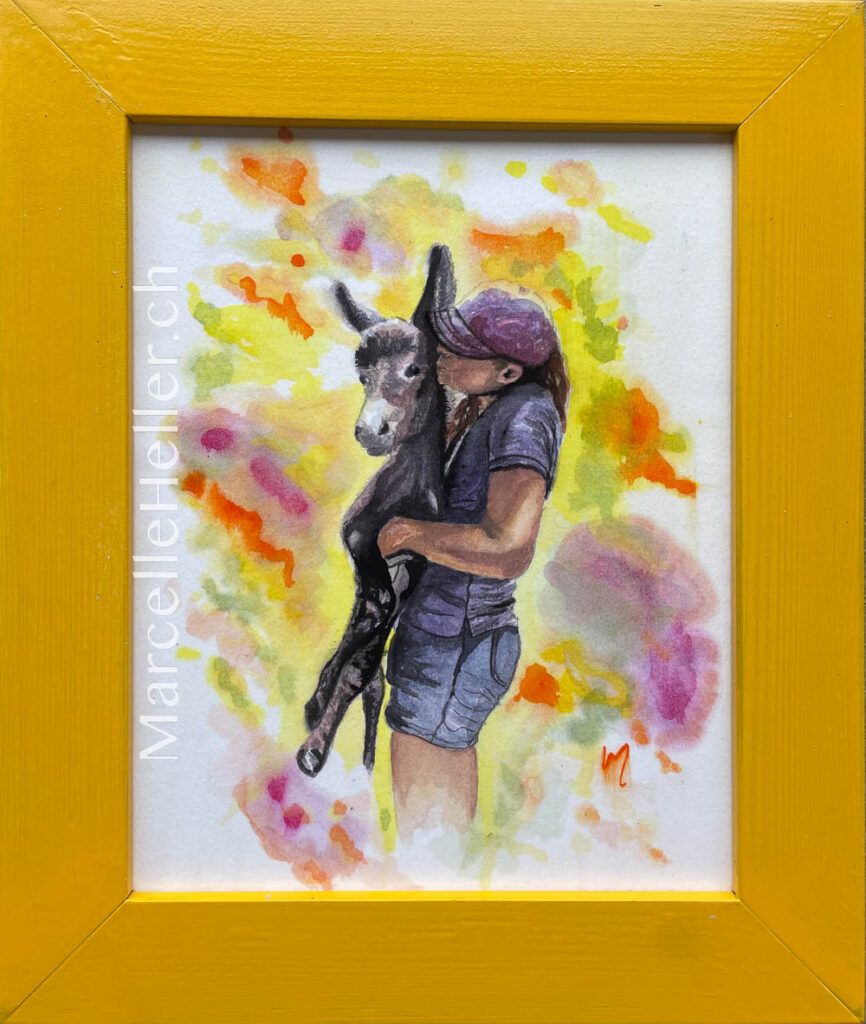 Gentle Bond - watercolour painting