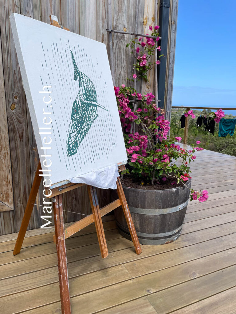 Whale Song in Turquoise