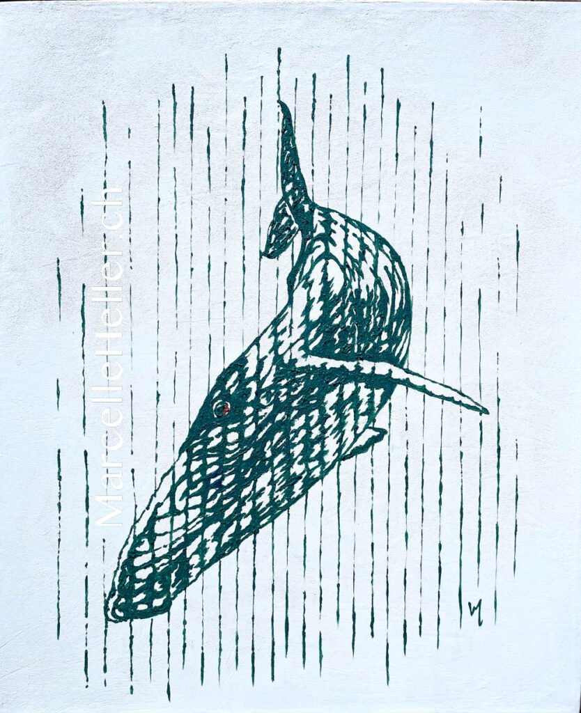 Whale Song in Turquoise