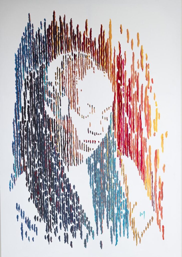 rainbow woman