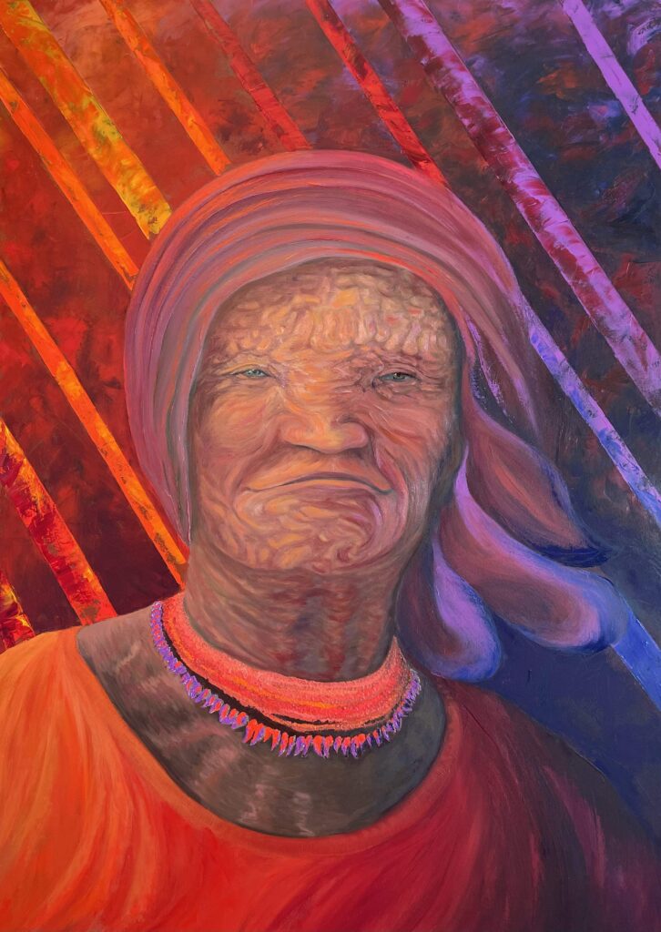 Wrinkles of Wisdom marcelle heller 2026 oil on canvas, 120x80cm